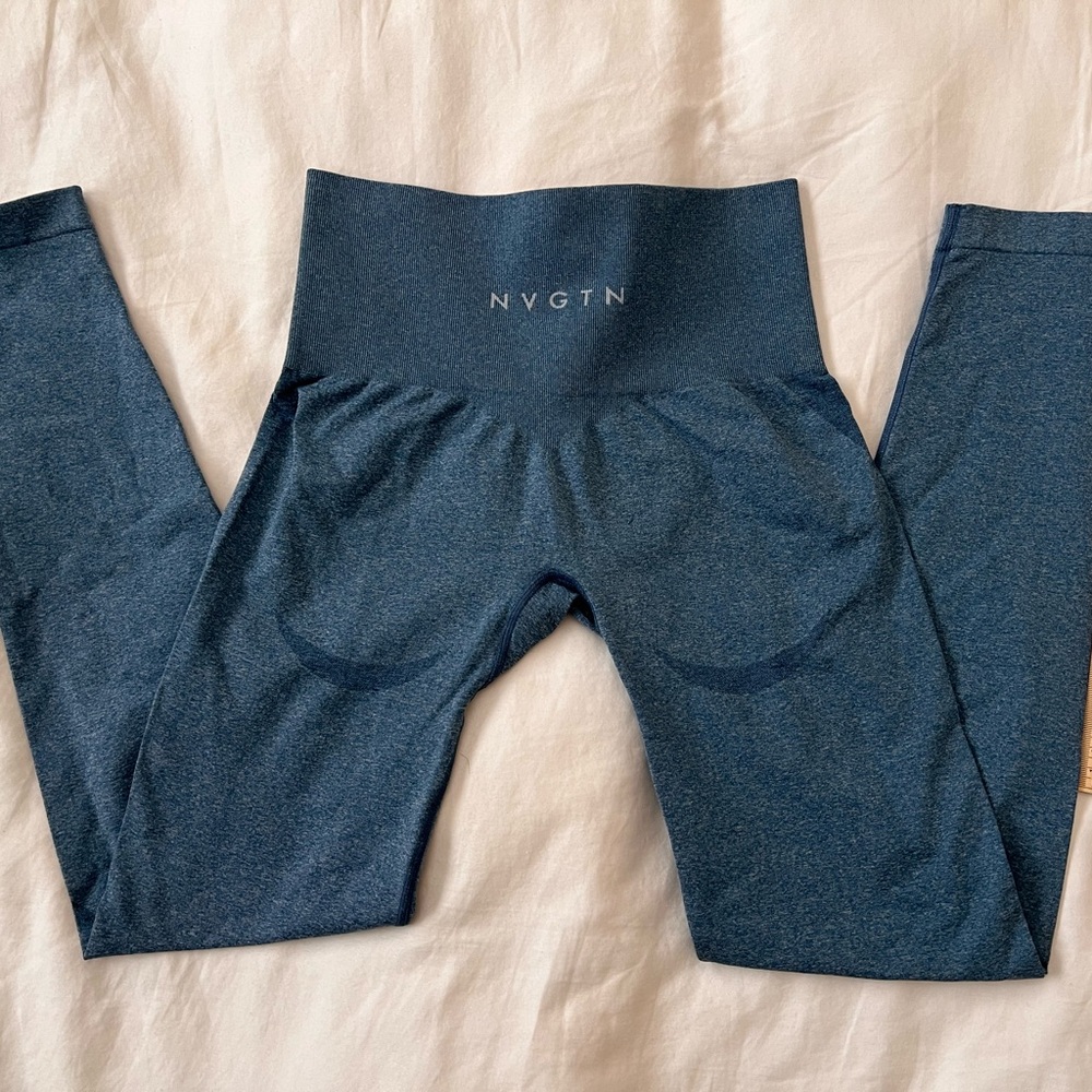 XS Slate Blue NVGTN Contour Seamless Leggings